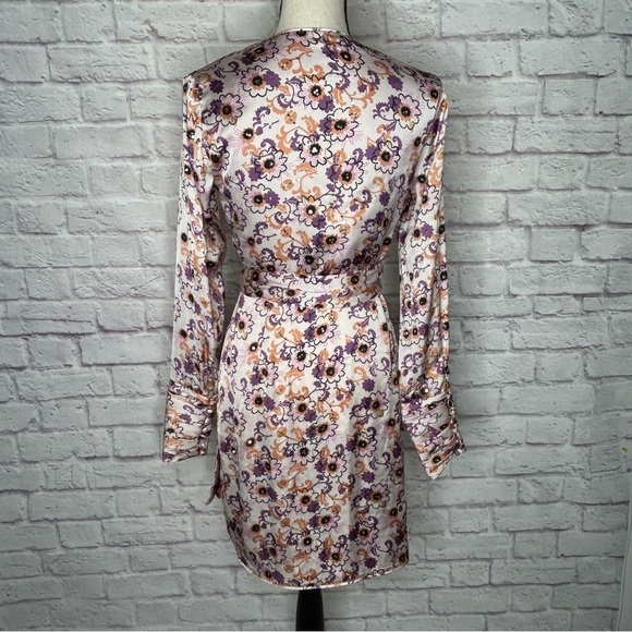 ALEXIS Kari Floral Long-Sleeve Mini Wrap Dress - Picture 10 of 16